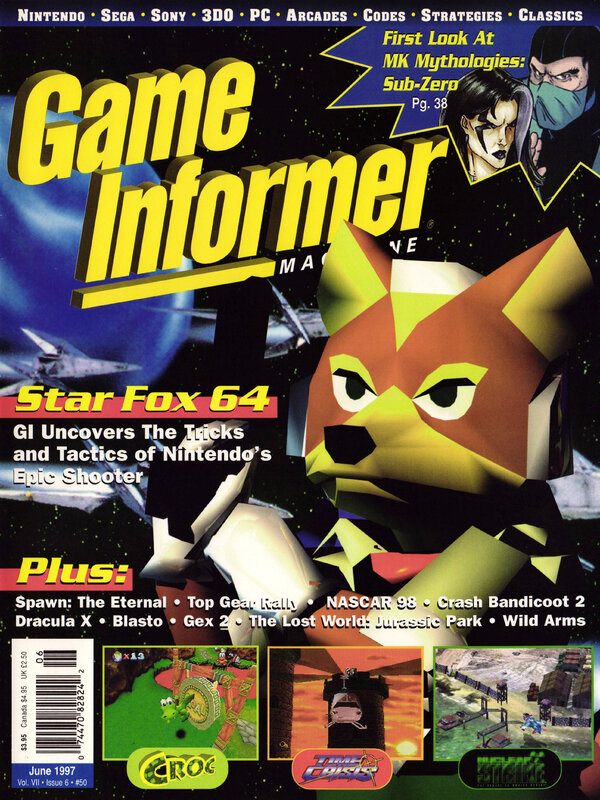 Game Informer Issue 50 (June 1997) cover